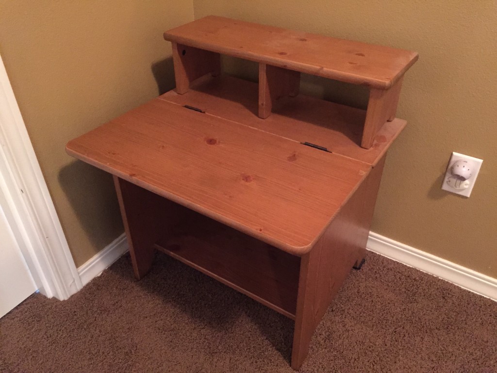 Kid's Ikea Desk Before Paint Job