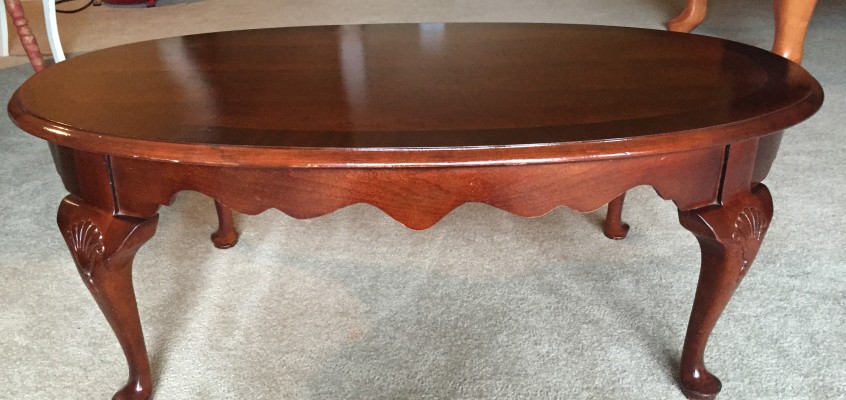 Refinished Queen Anne Coffee Table